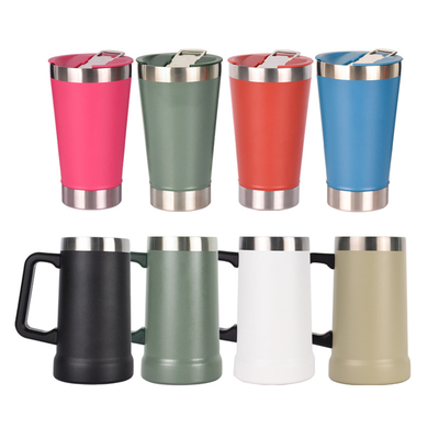 16oz Stainless Steel Stacking Cups Beer Tumbler With Bottle Opener